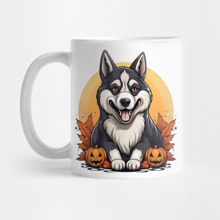 Halloween Siberian Husky Dog Mug